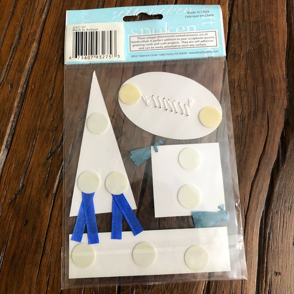 Football Themed Scrapbook 8” x 8” and Sticker Bundle - Picture 12 of 17